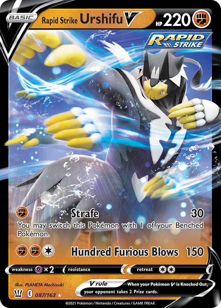 Battle Styles Rapid Strike Urshifu V #87/163